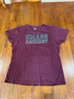 Champion UMass Amherst Women's Maroon Graphic Tee